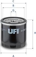 UFI 24.297.00 - Degvielas filtrs autodraugiem.lv