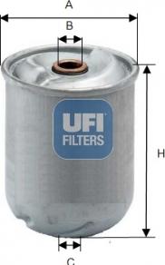UFI 25.902.00 - Eļļas filtrs autodraugiem.lv