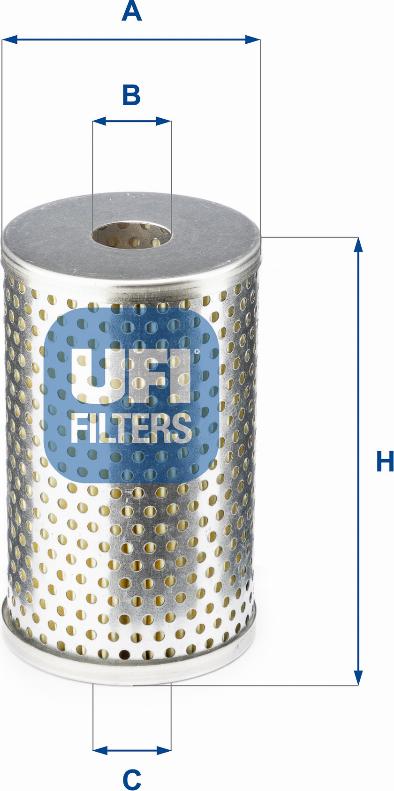 UFI 25.402.01 - Eļļas filtrs autodraugiem.lv