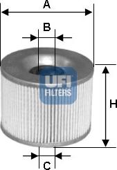 UFI 25.471.00 - Eļļas filtrs autodraugiem.lv