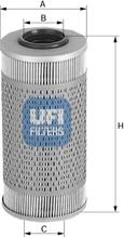 UFI 25.594.00 - Eļļas filtrs autodraugiem.lv