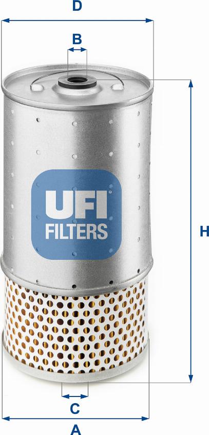 UFI 25.528.00 - Eļļas filtrs autodraugiem.lv