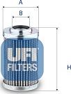 UFI 25.690.00 - Filtrs, Hidropacēlāja sistēma autodraugiem.lv