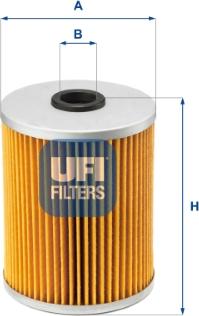 UFI 25.613.00 - Filtrs, Hidropacēlāja sistēma autodraugiem.lv