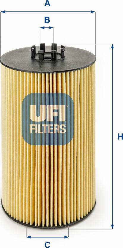 UFI 25.046.00 - Eļļas filtrs autodraugiem.lv