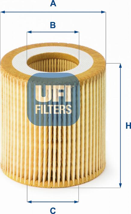 UFI 25.191.00 - Eļļas filtrs autodraugiem.lv