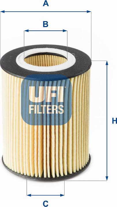 UFI 25.177.00 - Eļļas filtrs autodraugiem.lv