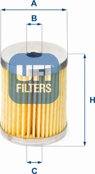 UFI 26.660.00 - Degvielas filtrs autodraugiem.lv