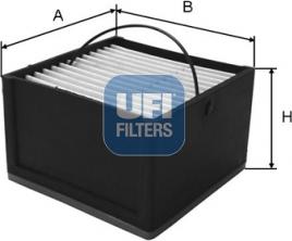 UFI 26.059.00 - Degvielas filtrs autodraugiem.lv