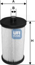 UFI 26.057.00 - Degvielas filtrs autodraugiem.lv