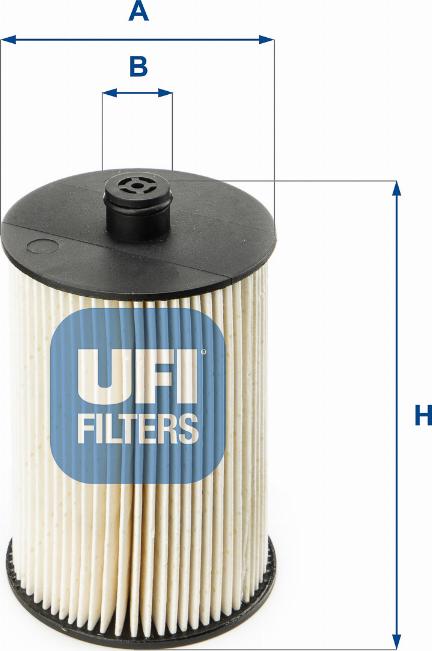 UFI 26.018.00 - Degvielas filtrs autodraugiem.lv
