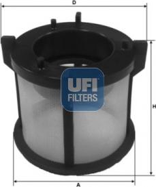 UFI 26.089.00 - Degvielas filtrs autodraugiem.lv
