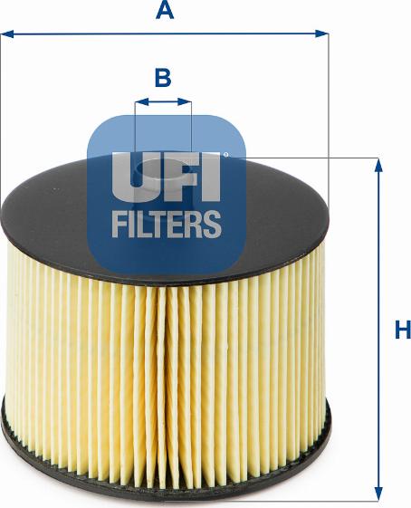 UFI 26.022.00 - Degvielas filtrs autodraugiem.lv