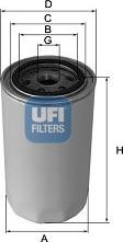 UFI 23.275.00 - Eļļas filtrs autodraugiem.lv
