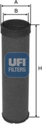 UFI 27.A28.00 - Sekundārā gaisa filtrs autodraugiem.lv