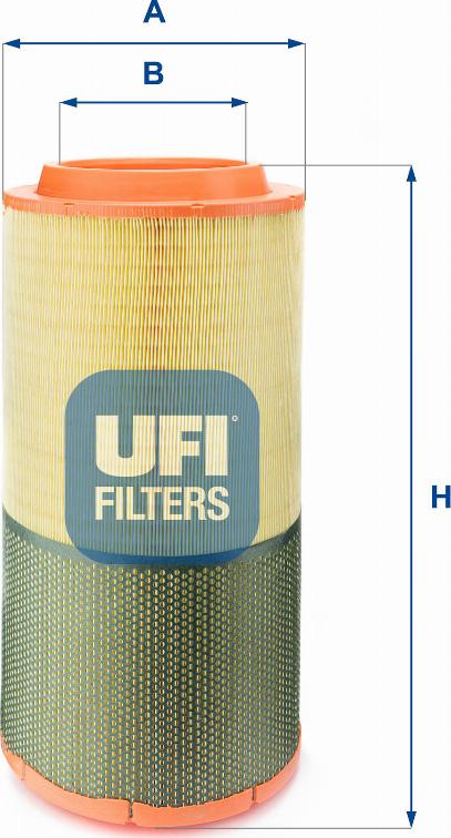UFI 27.619.00 - Gaisa filtrs autodraugiem.lv