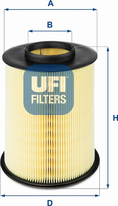 UFI 27.675.00 - Gaisa filtrs autodraugiem.lv