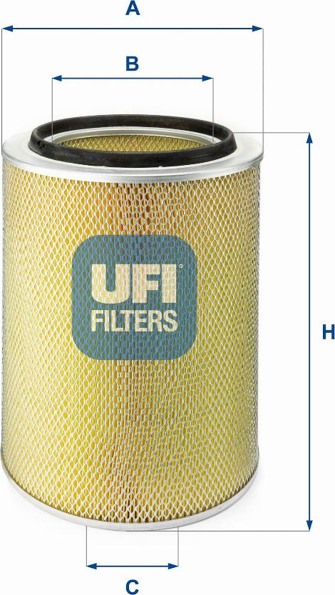 UFI 27.092.00 - Gaisa filtrs autodraugiem.lv