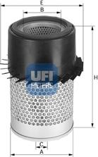 UFI 27.935.00 - Gaisa filtrs autodraugiem.lv