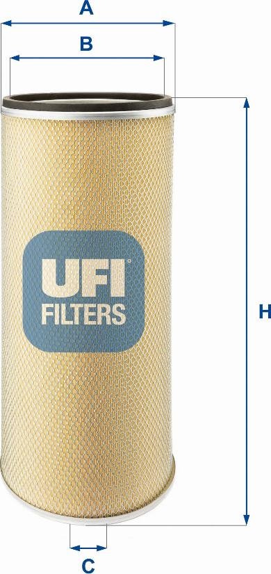 UFI 27.474.00 - Gaisa filtrs autodraugiem.lv