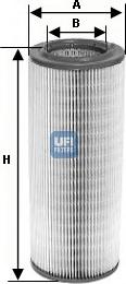 UFI 27.651.00 - Gaisa filtrs autodraugiem.lv