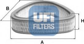 UFI 27.174.00 - Gaisa filtrs autodraugiem.lv