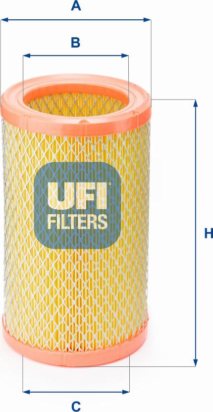 UFI 27.824.00 - Gaisa filtrs autodraugiem.lv
