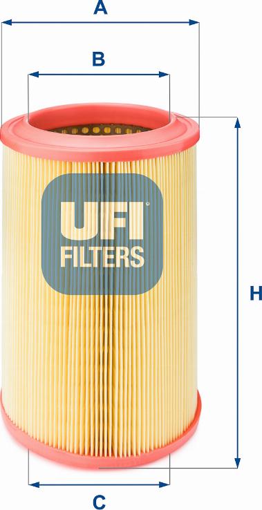 UFI 27.366.00 - Gaisa filtrs autodraugiem.lv