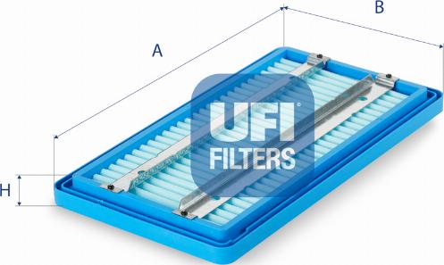 UFI 27.266.04 - Filtrs, Kartera ventilācijas sistēma autodraugiem.lv