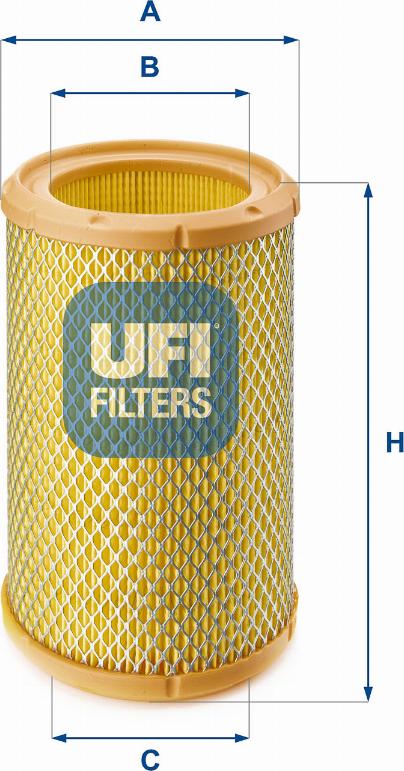 UFI 27.267.00 - Gaisa filtrs autodraugiem.lv