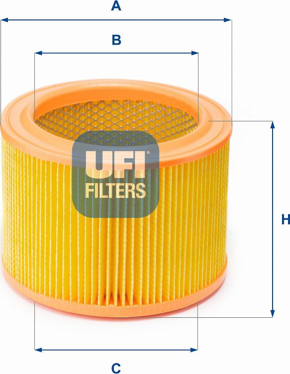 UFI 27.B61.00 - Gaisa filtrs autodraugiem.lv
