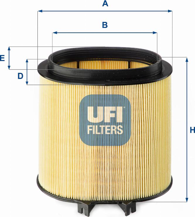 UFI 27.A91.00 - Gaisa filtrs autodraugiem.lv