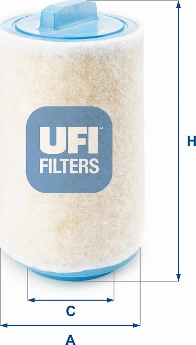 UFI 27.A53.00 - Gaisa filtrs autodraugiem.lv