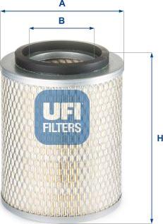 UFI 27.D72.00 - Gaisa filtrs autodraugiem.lv