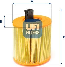 UFI 27.E61.00 - Gaisa filtrs autodraugiem.lv