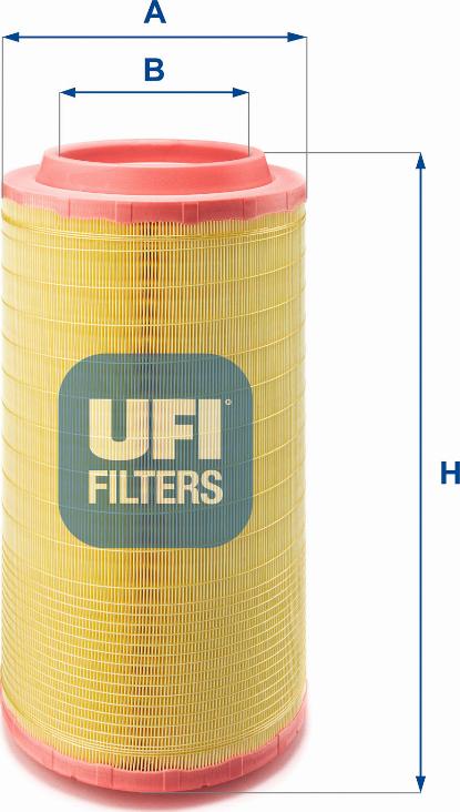 UFI 27.E35.00 - Gaisa filtrs autodraugiem.lv