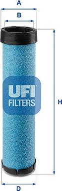 UFI 27.F45.00 - Gaisa filtrs autodraugiem.lv