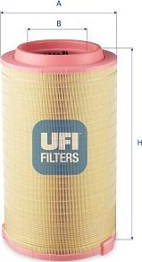 UFI 27.F29.00 - Gaisa filtrs autodraugiem.lv