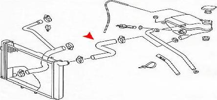 ÜRO Parts 2015013882 - Radiatora cauruļvads autodraugiem.lv