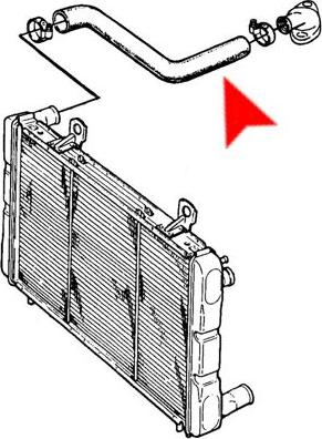 ÜRO Parts 7540420 - Radiatora cauruļvads autodraugiem.lv