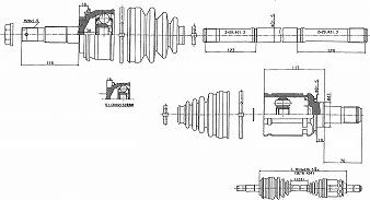 URW 10-02363 - Piedziņas vārpsta autodraugiem.lv