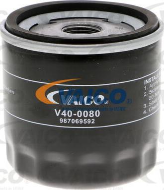 VAICO V40-0080 - Eļļas filtrs autodraugiem.lv