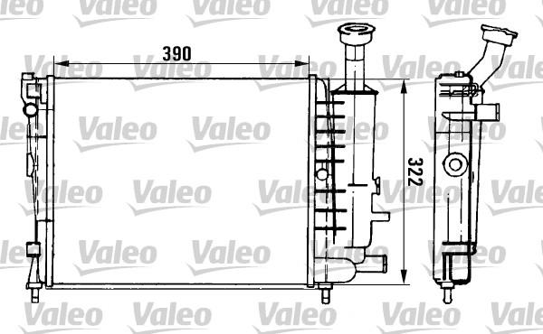 Valeo 961149 - Radiators, Motora dzesēšanas sistēma autodraugiem.lv