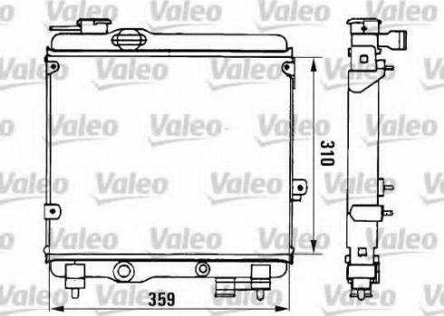 Valeo 961754 - Radiators, Motora dzesēšanas sistēma autodraugiem.lv