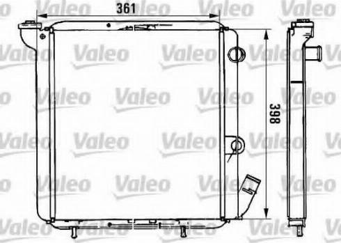 Valeo 961711 - Radiators, Motora dzesēšanas sistēma autodraugiem.lv