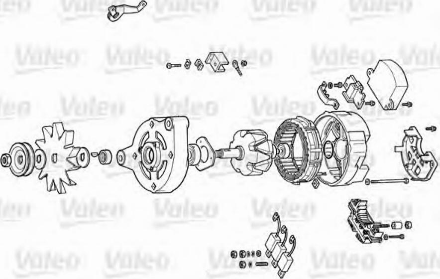 Valeo 9AR5108K - Rotors, Ģenerators autodraugiem.lv