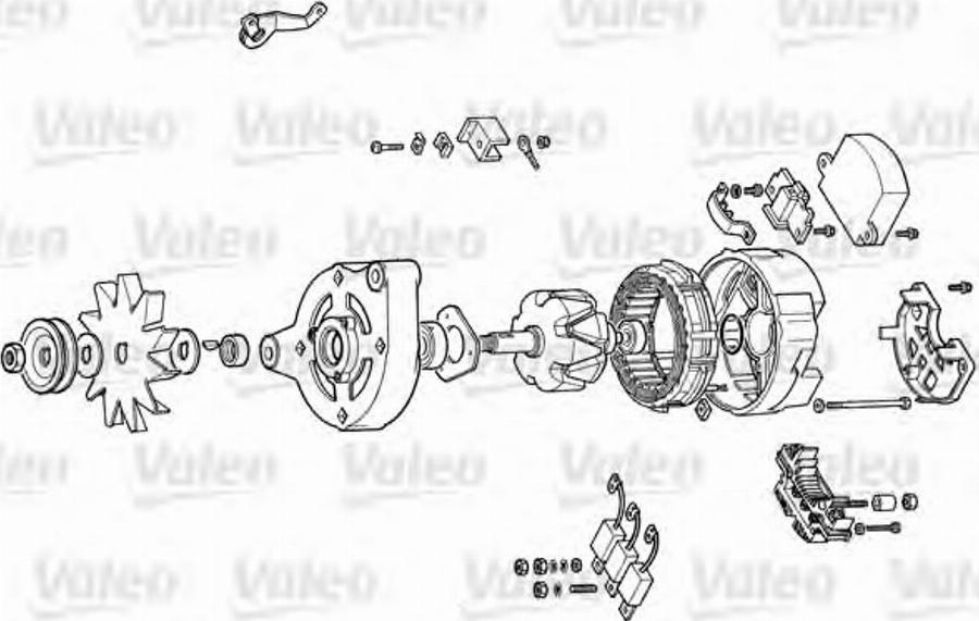 Valeo 9AR2708G - Rotors, Ģenerators autodraugiem.lv