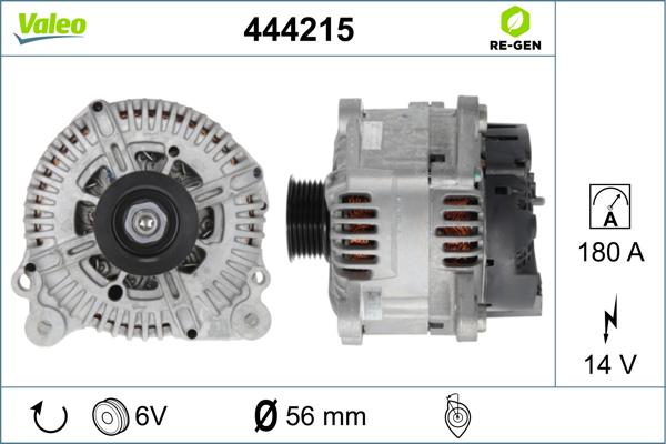 Valeo 444215 - Ģenerators autodraugiem.lv