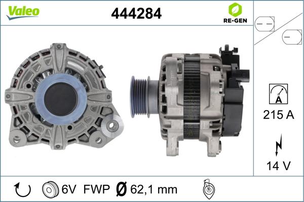 Valeo 444284 - Ģenerators autodraugiem.lv