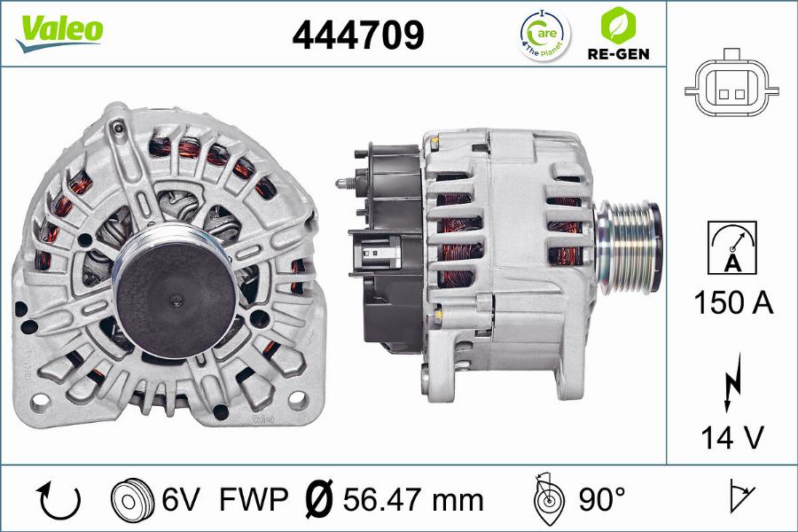 Valeo 444709 - Ģenerators autodraugiem.lv